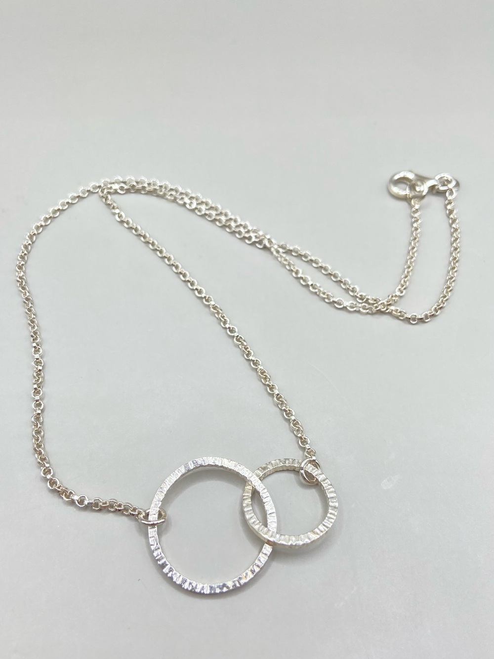 Silpada Sterling Silver Sweet Circles Pendant Necklace N2297 - Picture 5 of 7